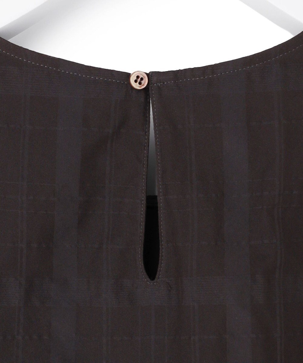 23区 【先行予約】シアーチェックレイヤード スリーブレス Tブラウス 