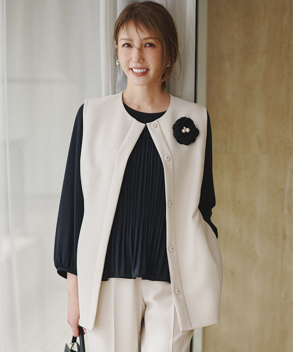 組曲 パールライクエンドノット イヤリング 