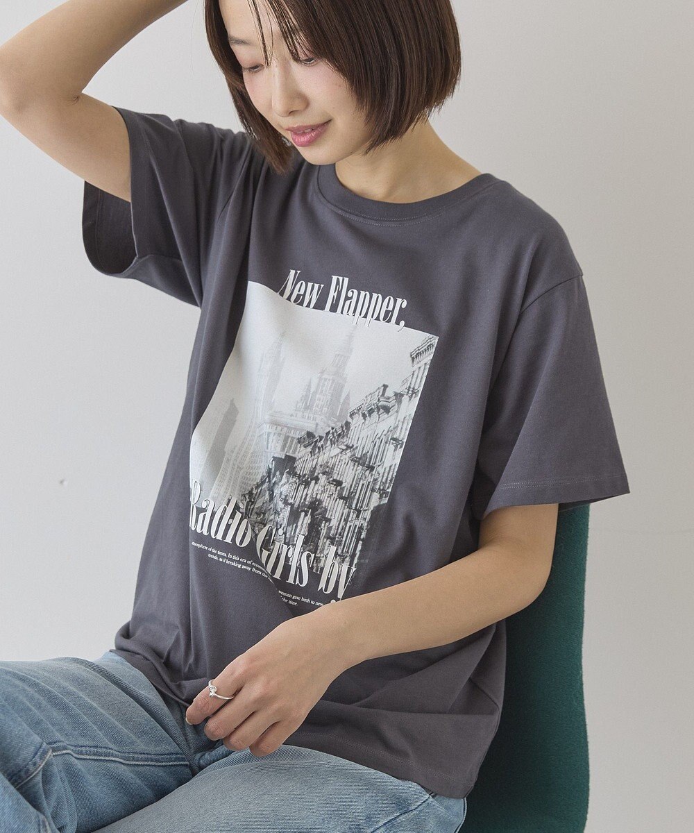 AMERICAN HOLIC フォトプリント半袖Ｔシャツ 