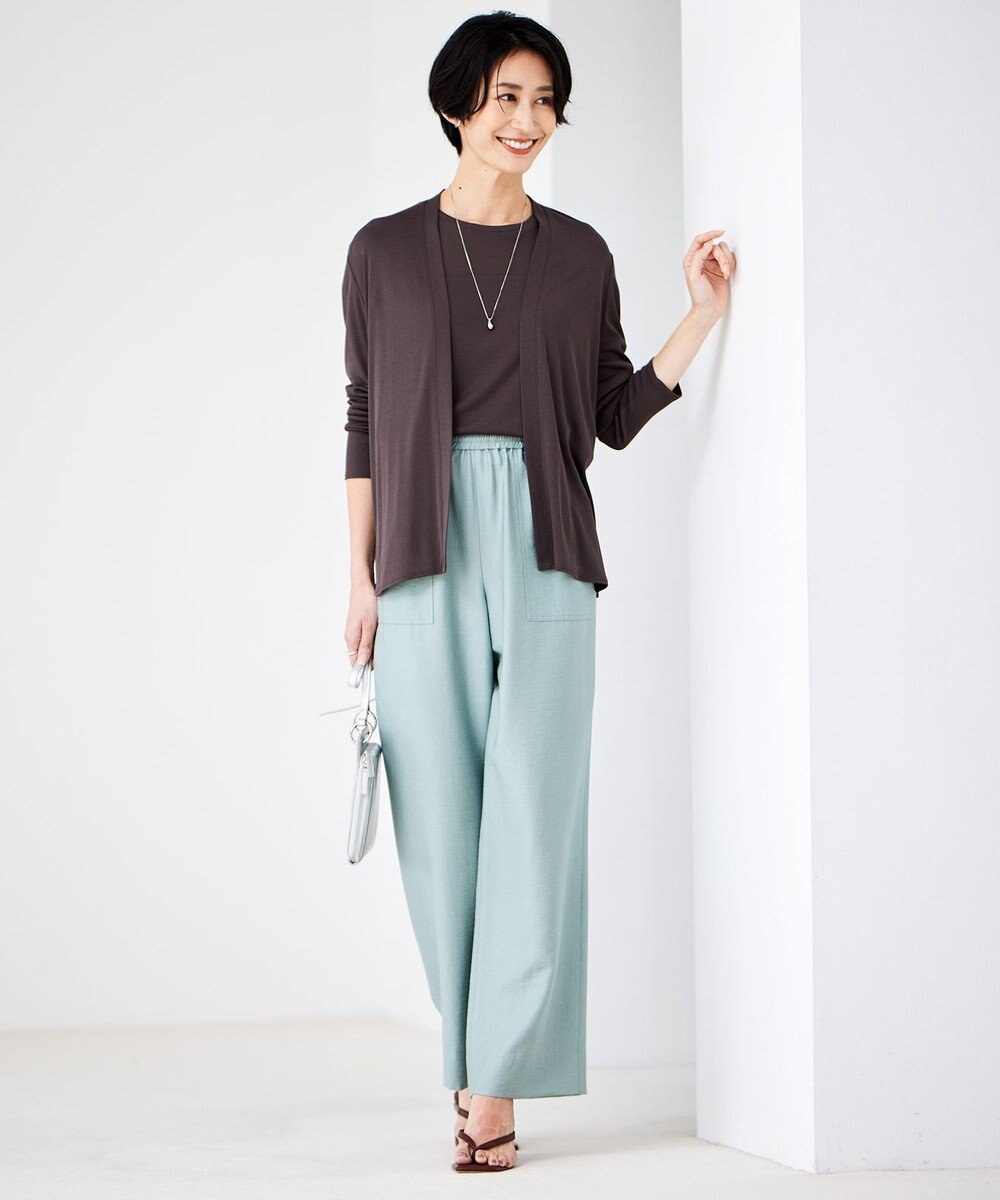 ICB 【WEB限定カラーあり・接触冷感・UVカット】PINION ショートカーディガン 