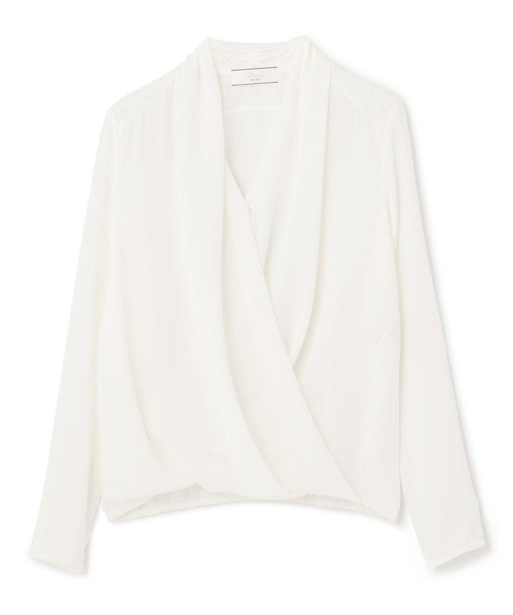 BEIGE， OLIVE / ロングスリーブブラウス 