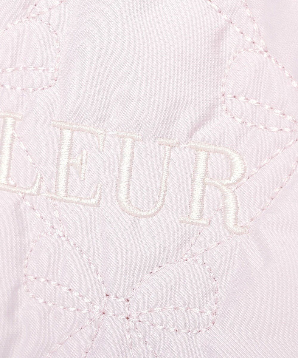 Maison de FLEUR ギャザーハンドル2Wayリボンキルティングトート 