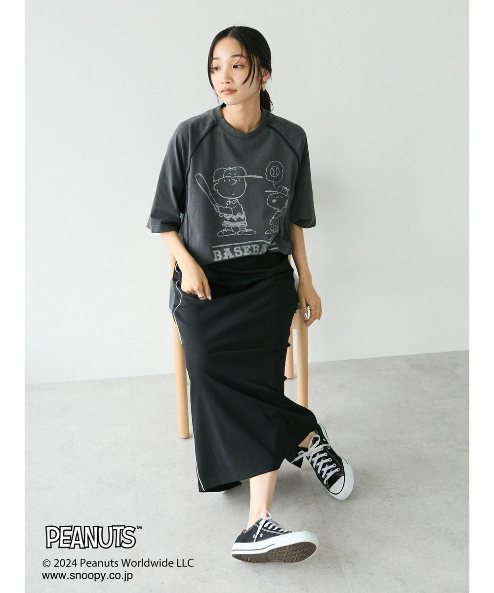 CRAFT STANDARD BOUTIQUE 【ユニセックス】PEANUTS/スヌーピー 切り替えTシャツ 