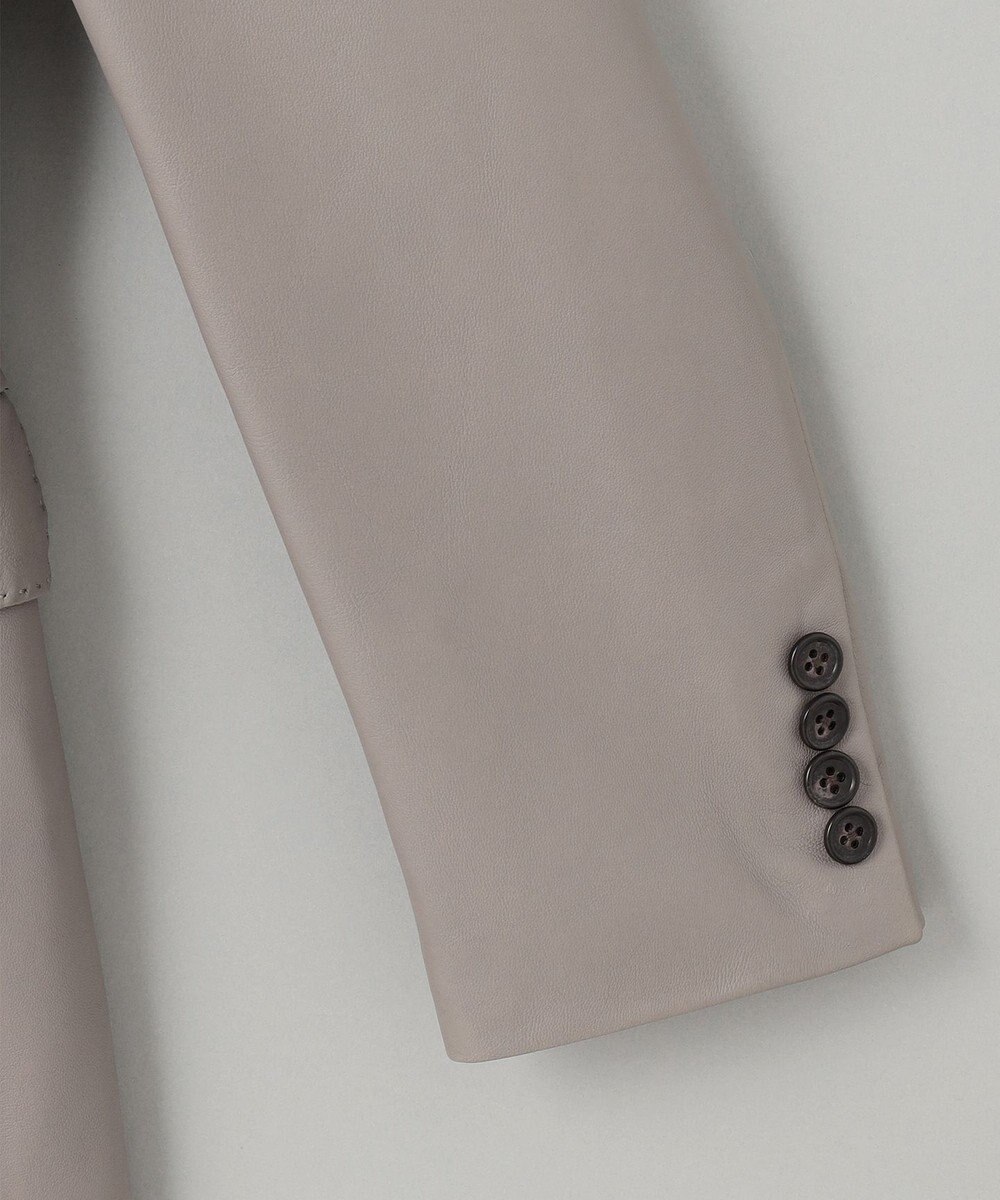 GOTAIRIKU 【24AW新作】シープレザー レザーテーラードジャケット 