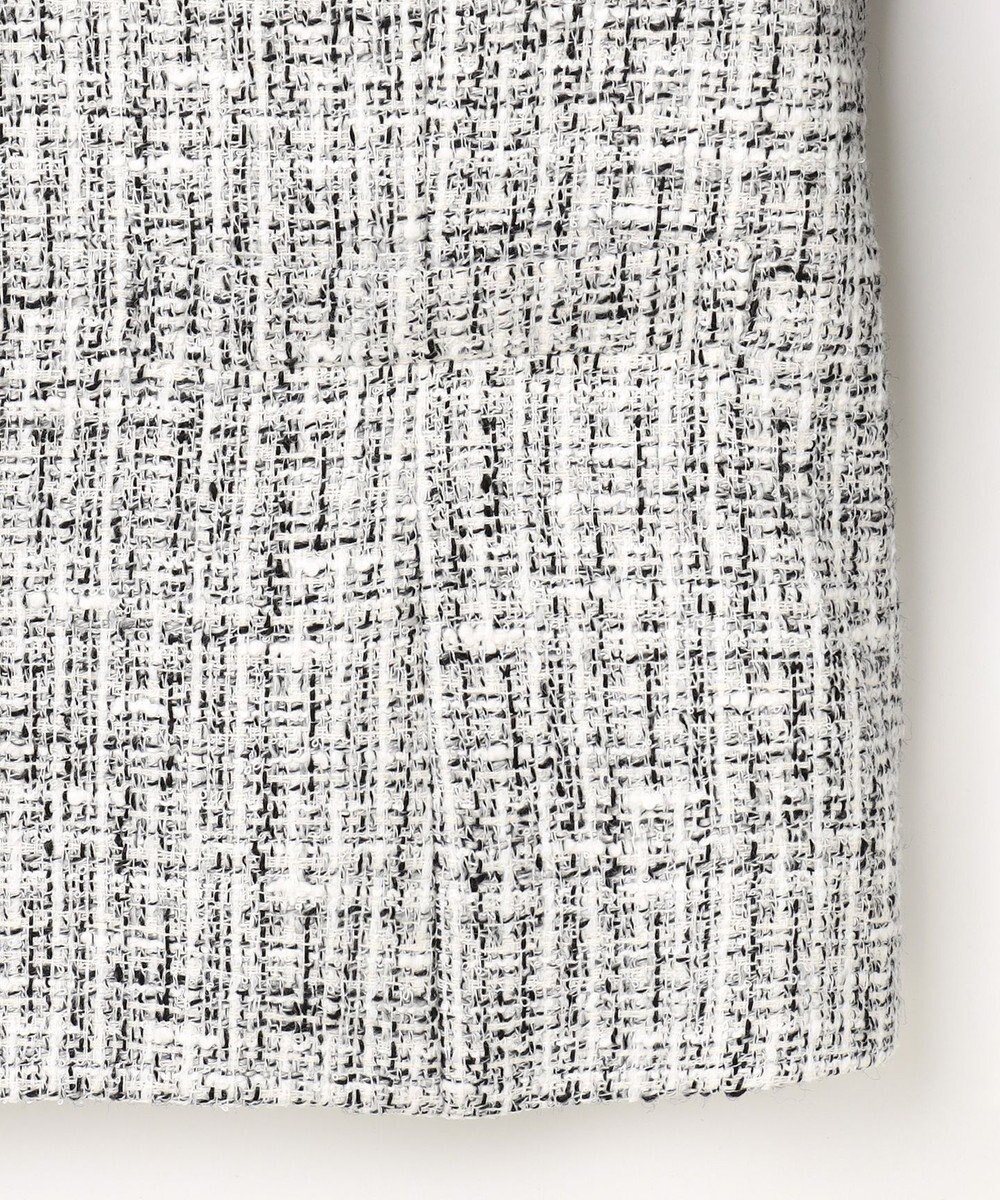 J.PRESS LADIES 【セットアップ対応】ファンシーツイード ノーカラー ジャケット 