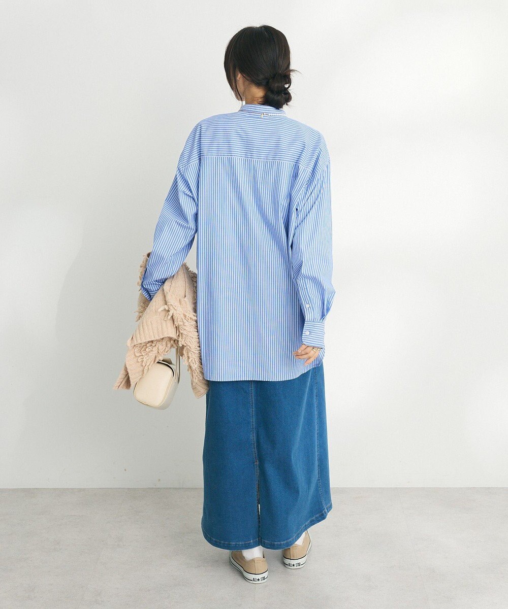 CRAFT STANDARD BOUTIQUE 裏起毛デニムＡラインスカート 