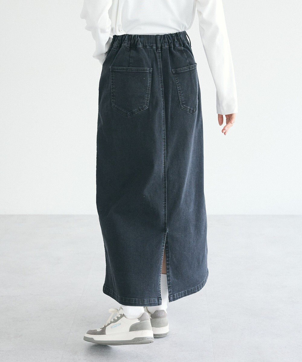 CRAFT STANDARD BOUTIQUE 裏起毛デニムＡラインスカート 