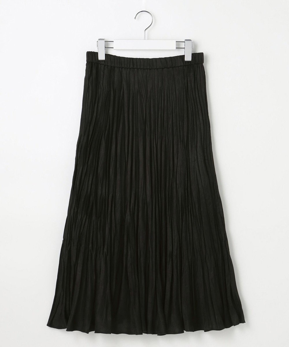 J.PRESS LADIES ライトマイクロスエード プリーツ スカート 