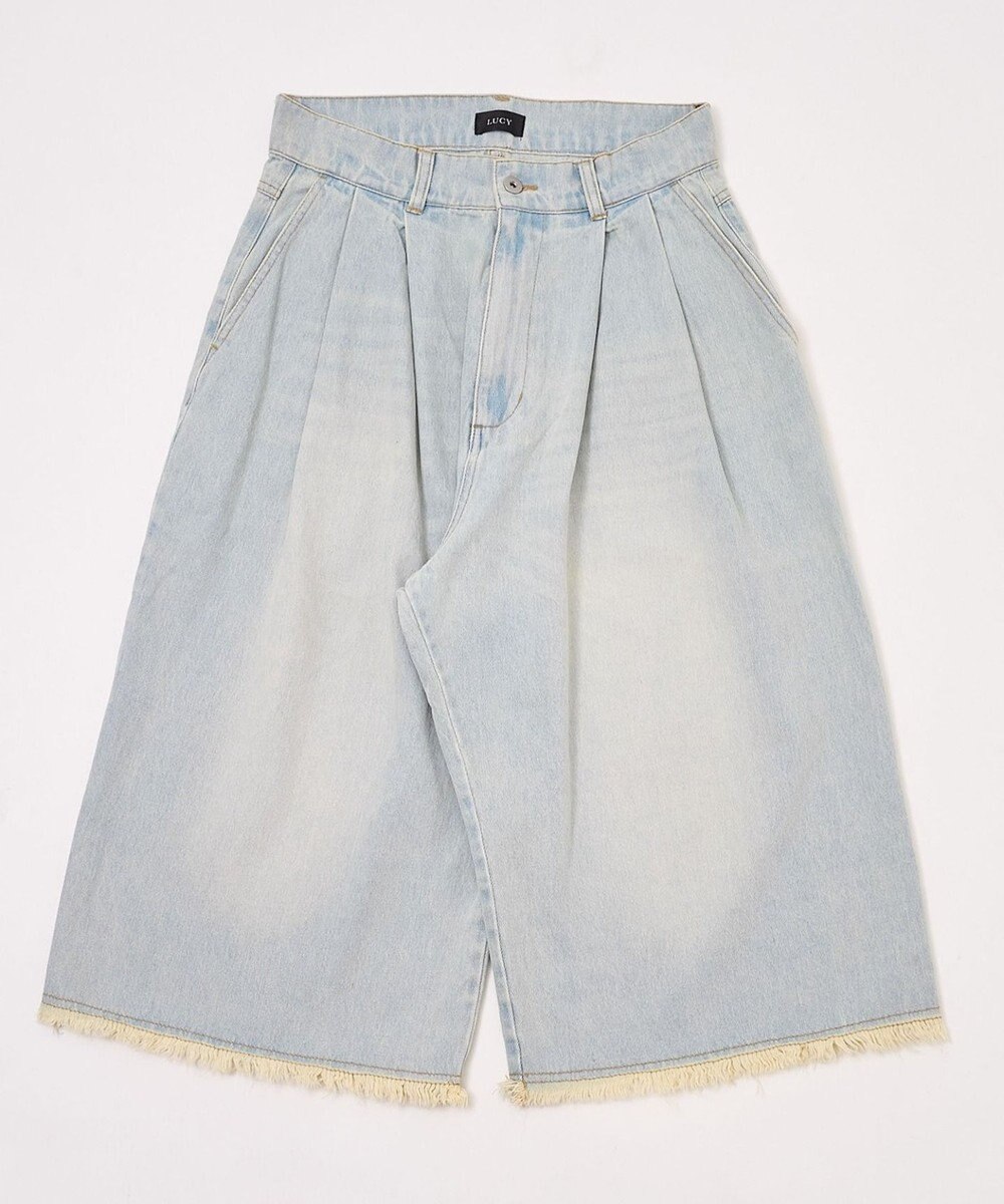 WEGO クロップドワイドデニムパンツ 