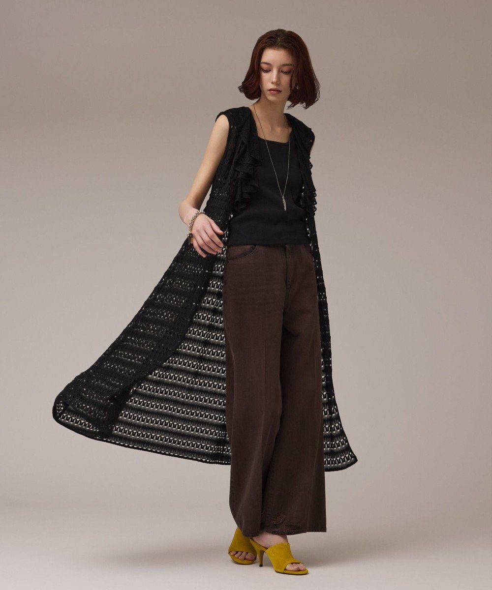 GRACE CONTINENTAL レースロングカーディガン 