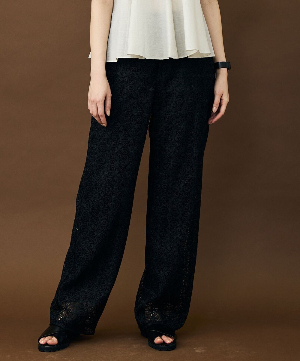 自由区 S ジオメトリックレース パンツ 