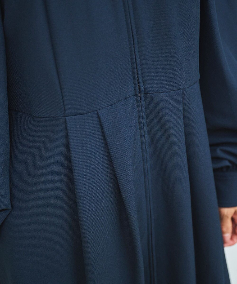 #Newans 【セレモニーにも】〈亀恭子さんコラボ〉ボリュームスリーブロングワンピース 