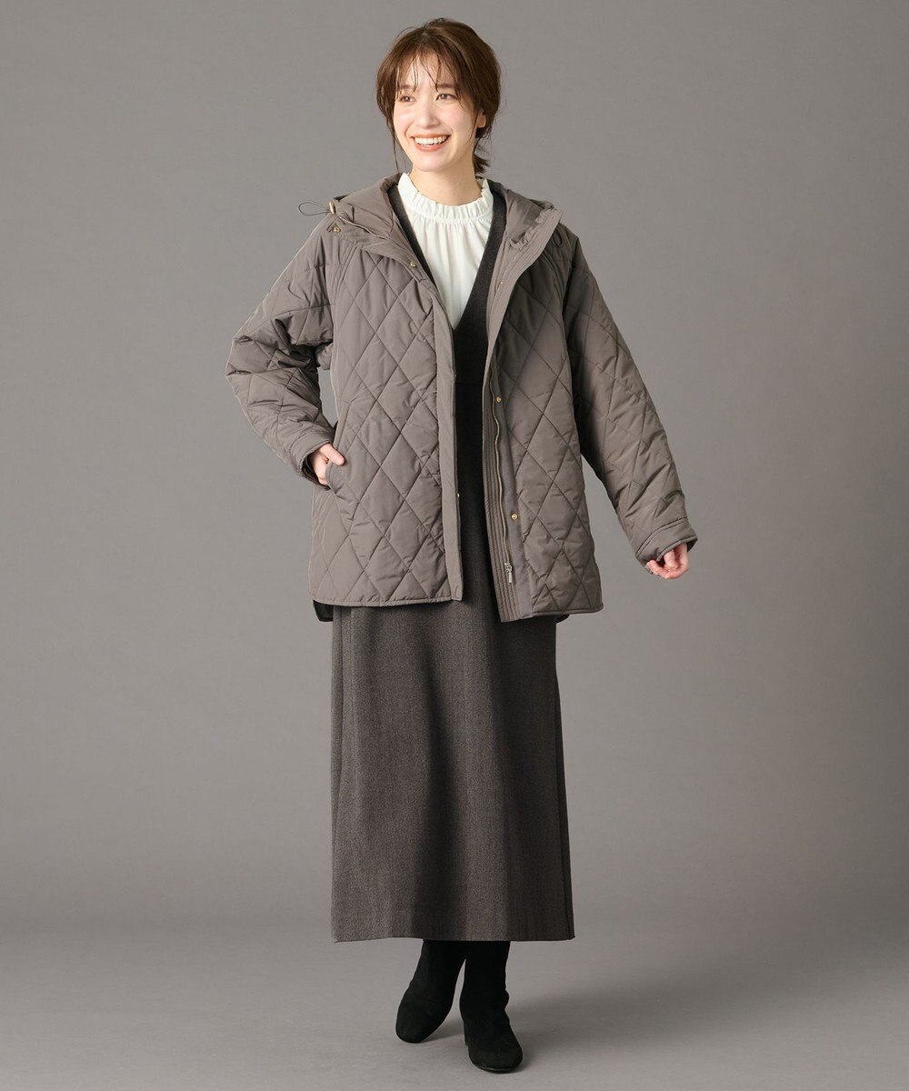 ANY 【洗濯機可/撥水】ダイヤキルトブルゾン 