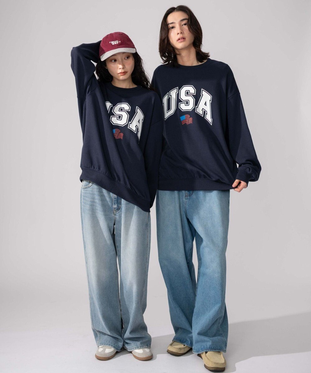 WEGO 【2025年秋冬新作/SMLXLサイズ展開/ユニセックス着用ITEM】アソートグラフィックプルオーバー2 