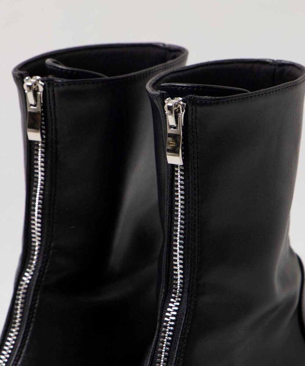 WEGO フロントZIPショートブーツ 