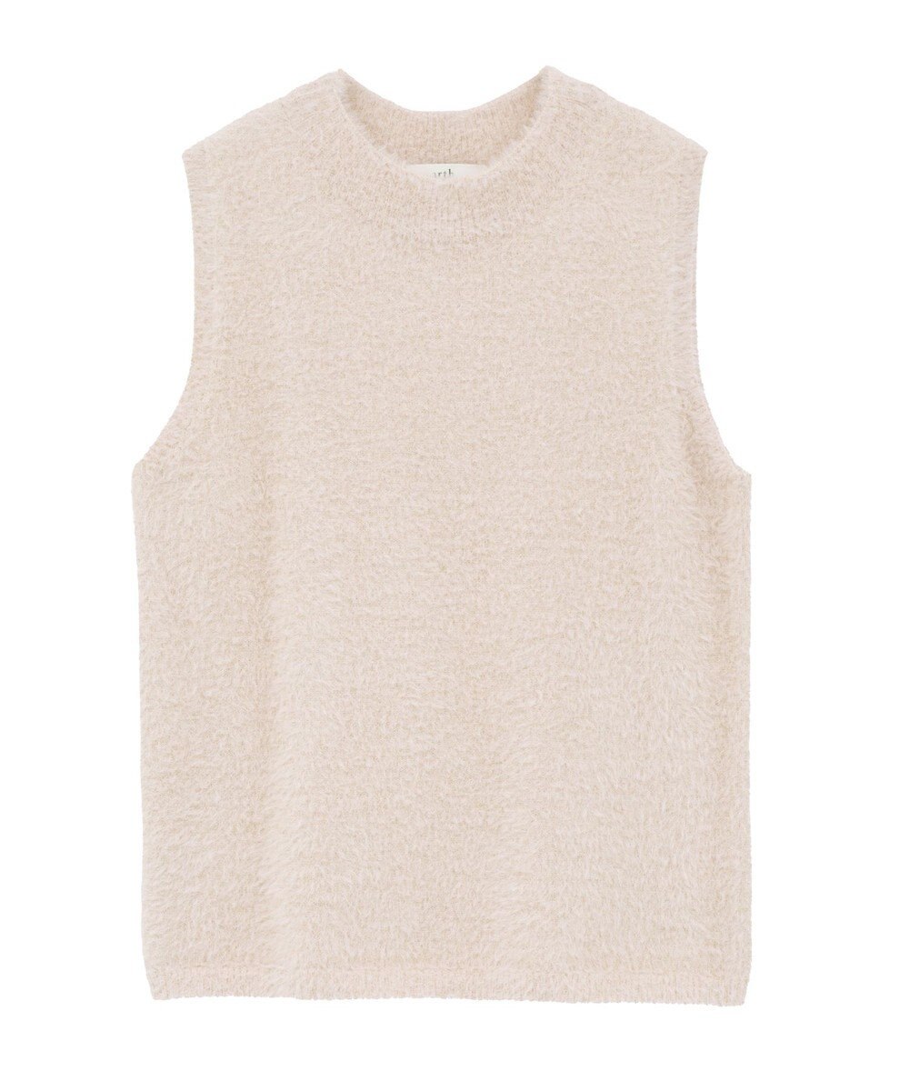 earth music&ecology SET2点チャーム付きシャギーニット＋インナー 