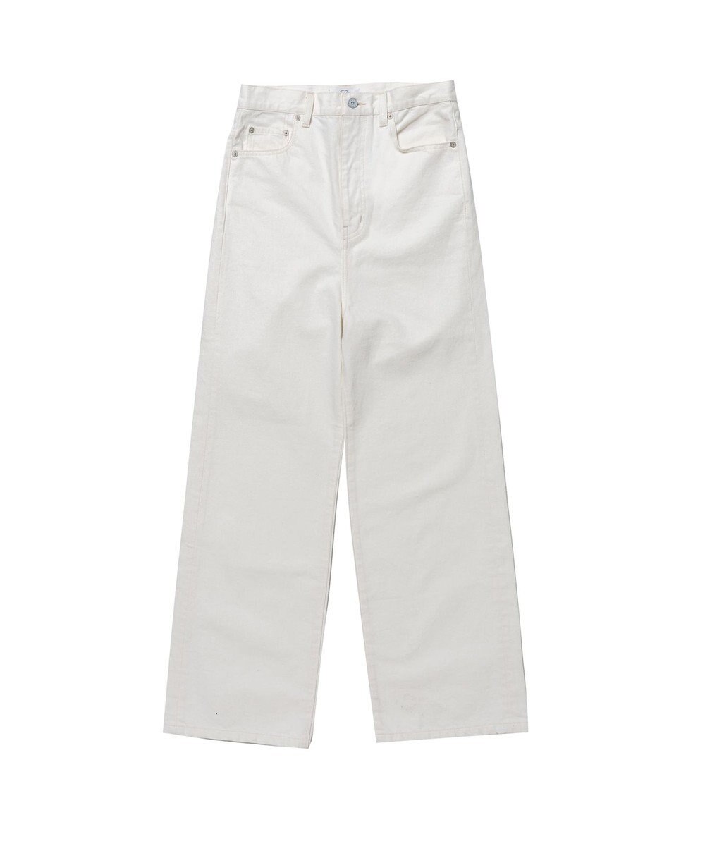 woadblue ＜坪田あさみさんコラボ＞SALUU　サルー /デニムパンツ ホワイト 