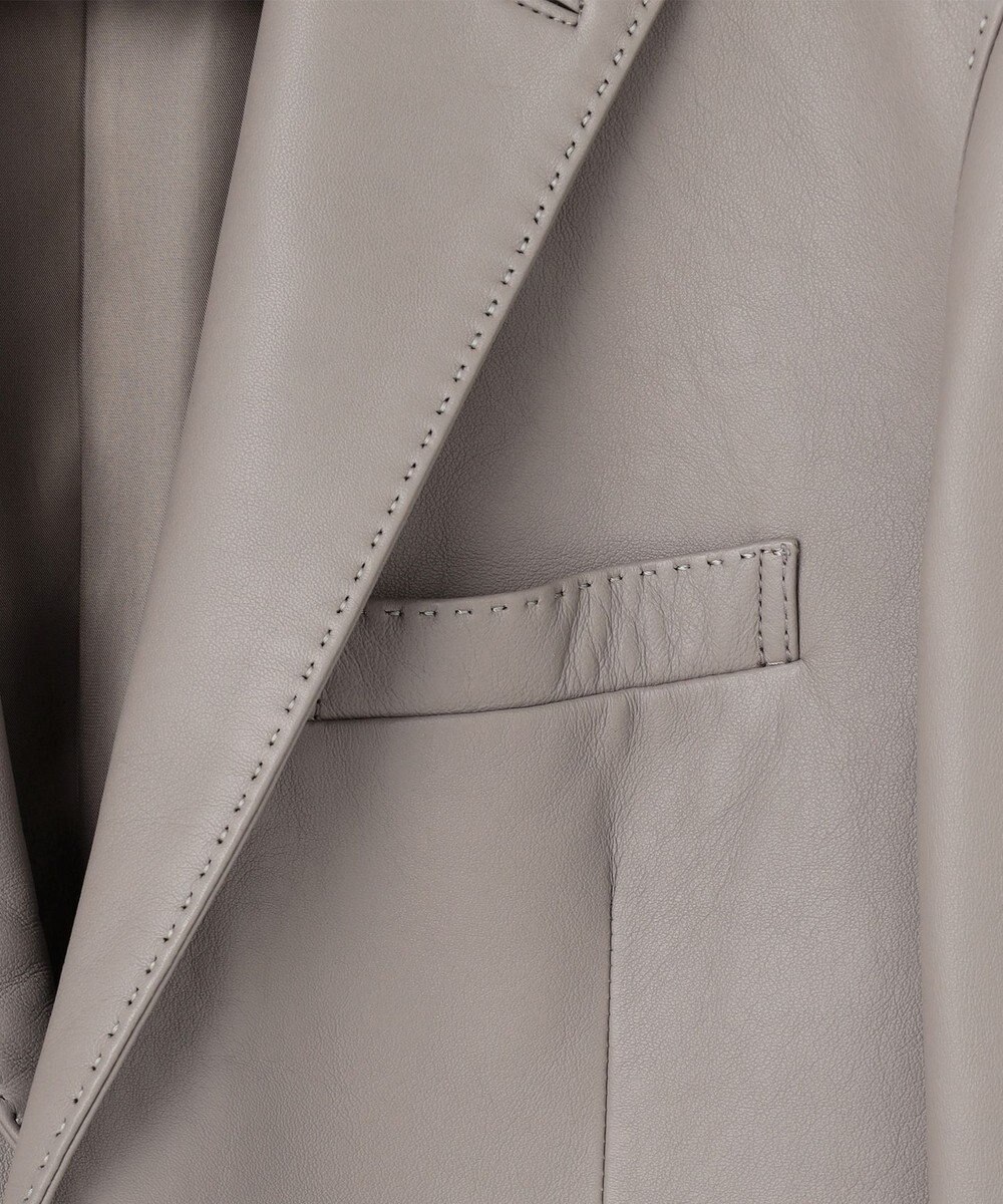 GOTAIRIKU 【24AW新作】シープレザー レザーテーラードジャケット 