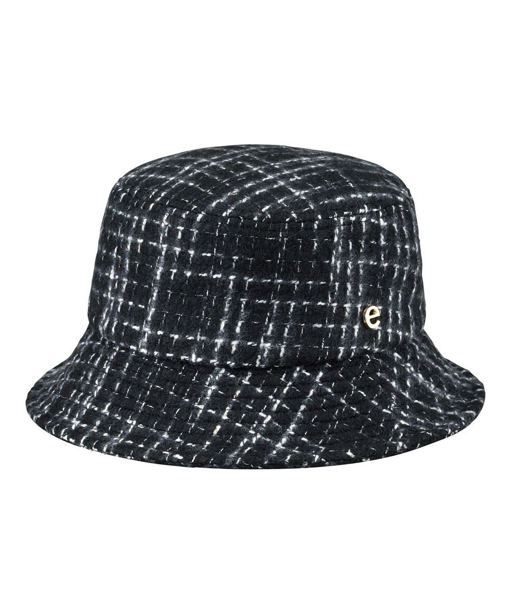 MOONBAT estaa(エスタ) ざっくりツイード バケットハット  帽子 手洗い可能 サイズ調整可能 