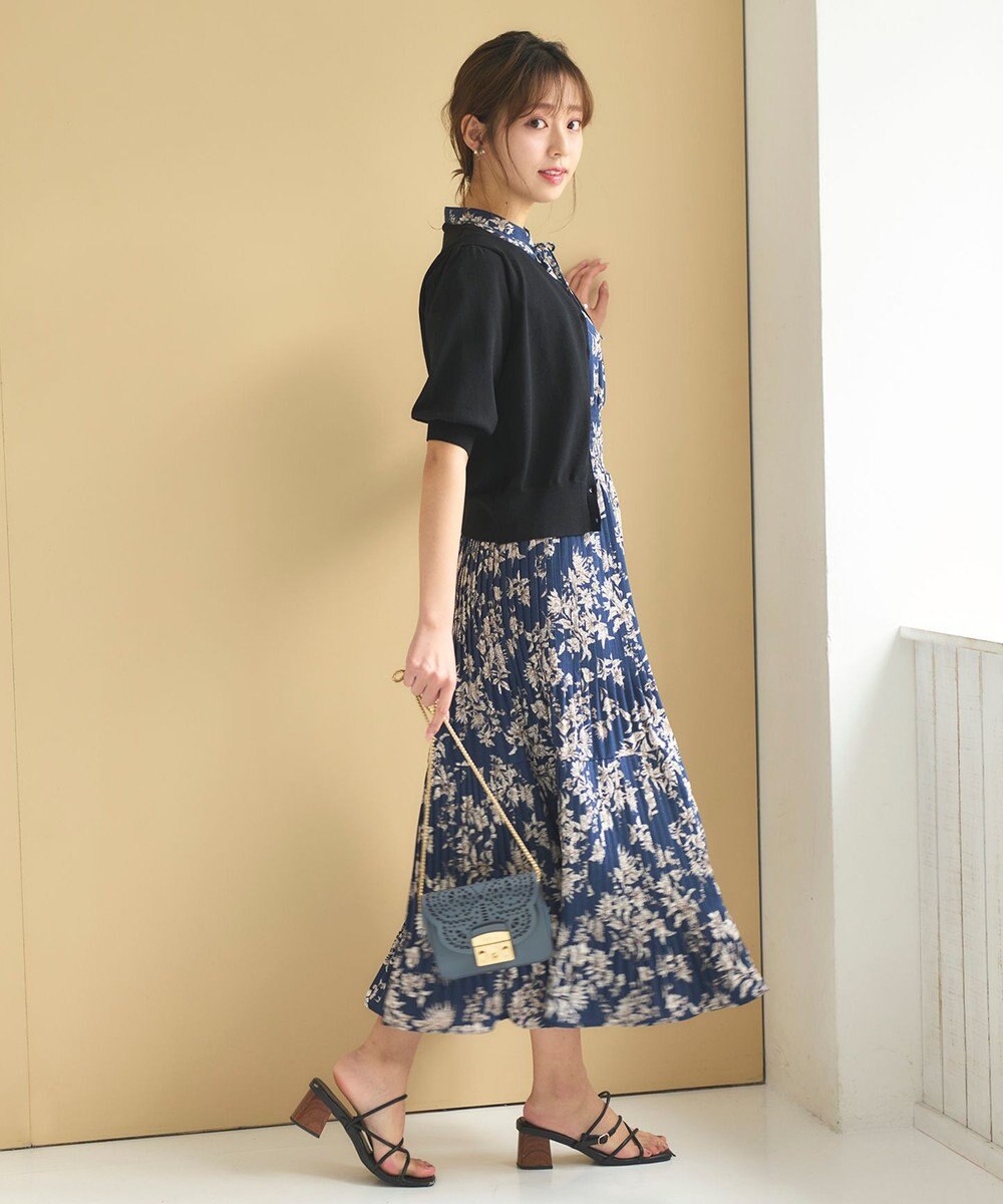 Feroux 【接触冷感・UVカット】ハーフスリーブ カーディガン 