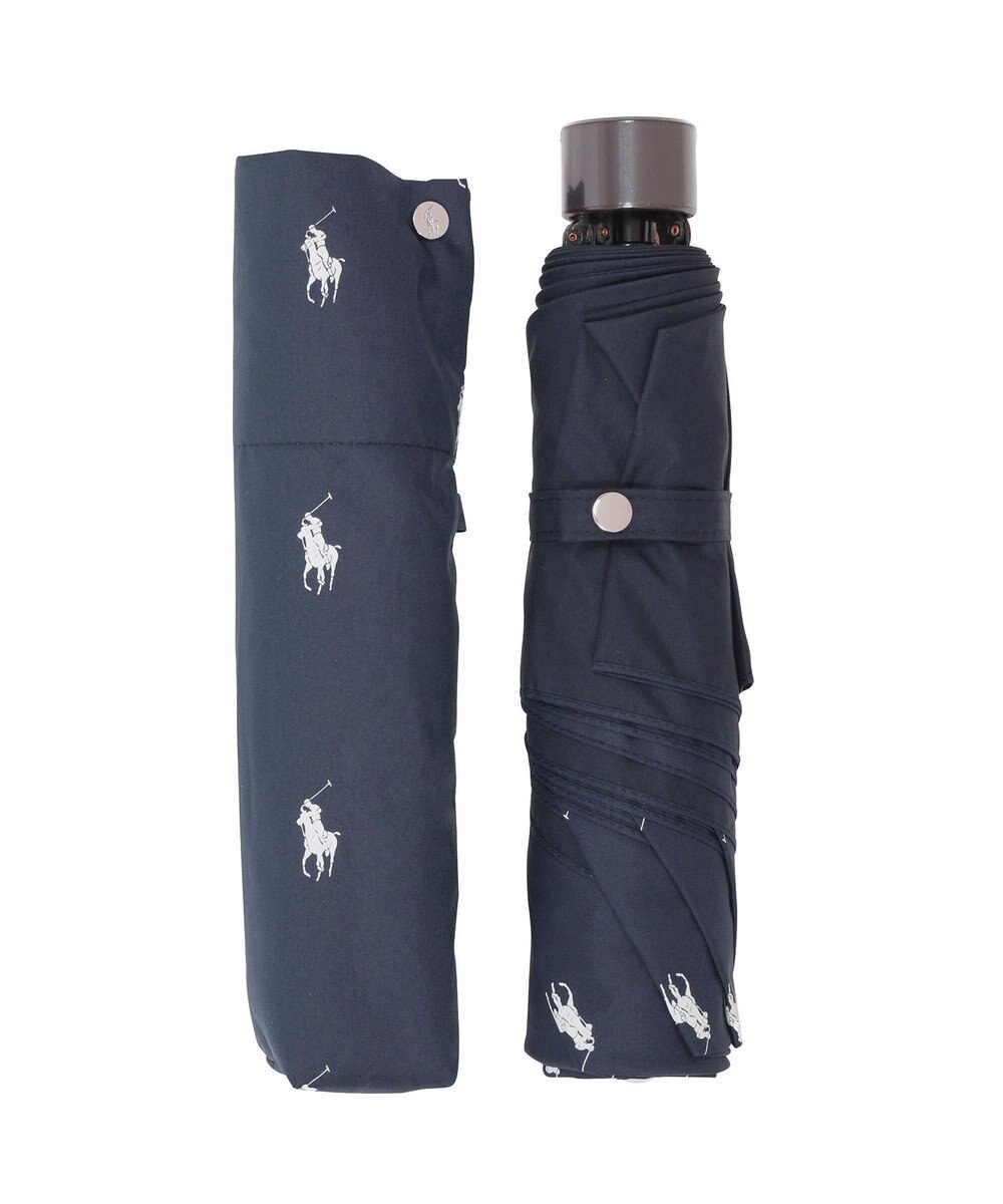 MOONBAT 【WEB限定】POLO RALPH LAUREN（ポロ ラルフローレン） 折りたたみ傘 ポロポニー プリント 