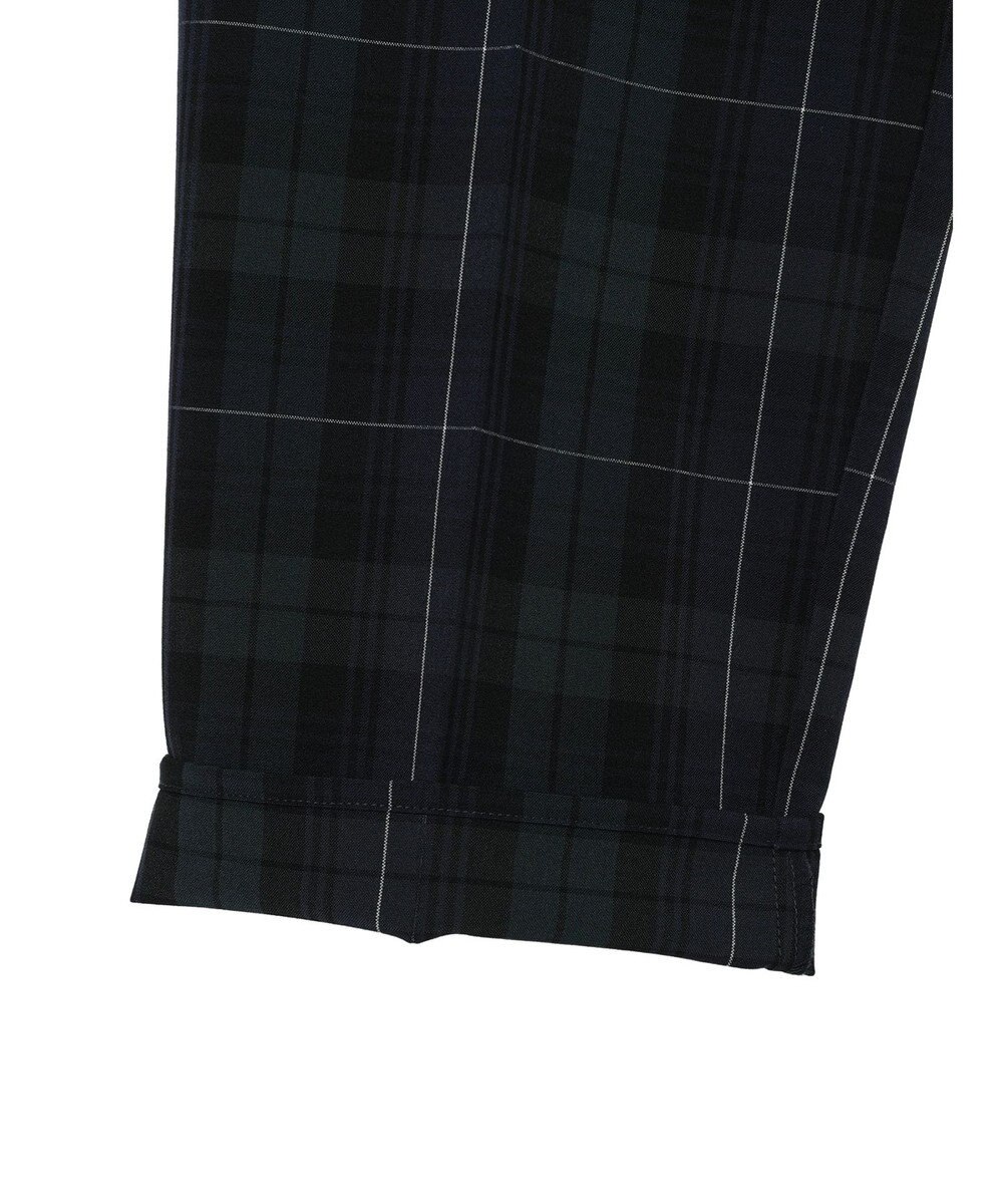 Green Parks きれいシルエットチェックパンツ 