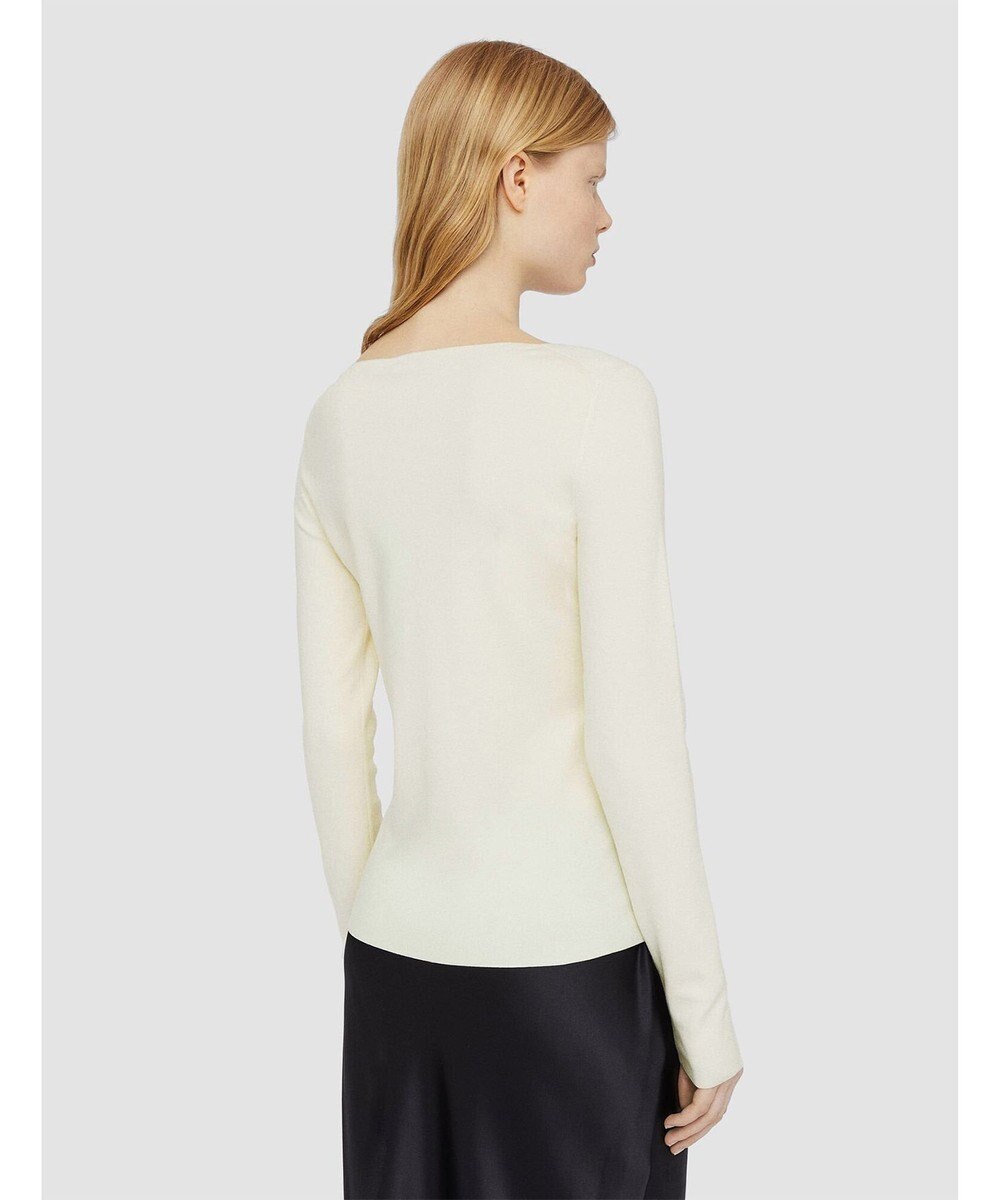 JOSEPH 【FOUNDATIONS】シルクストレッチ　Vネックニット 