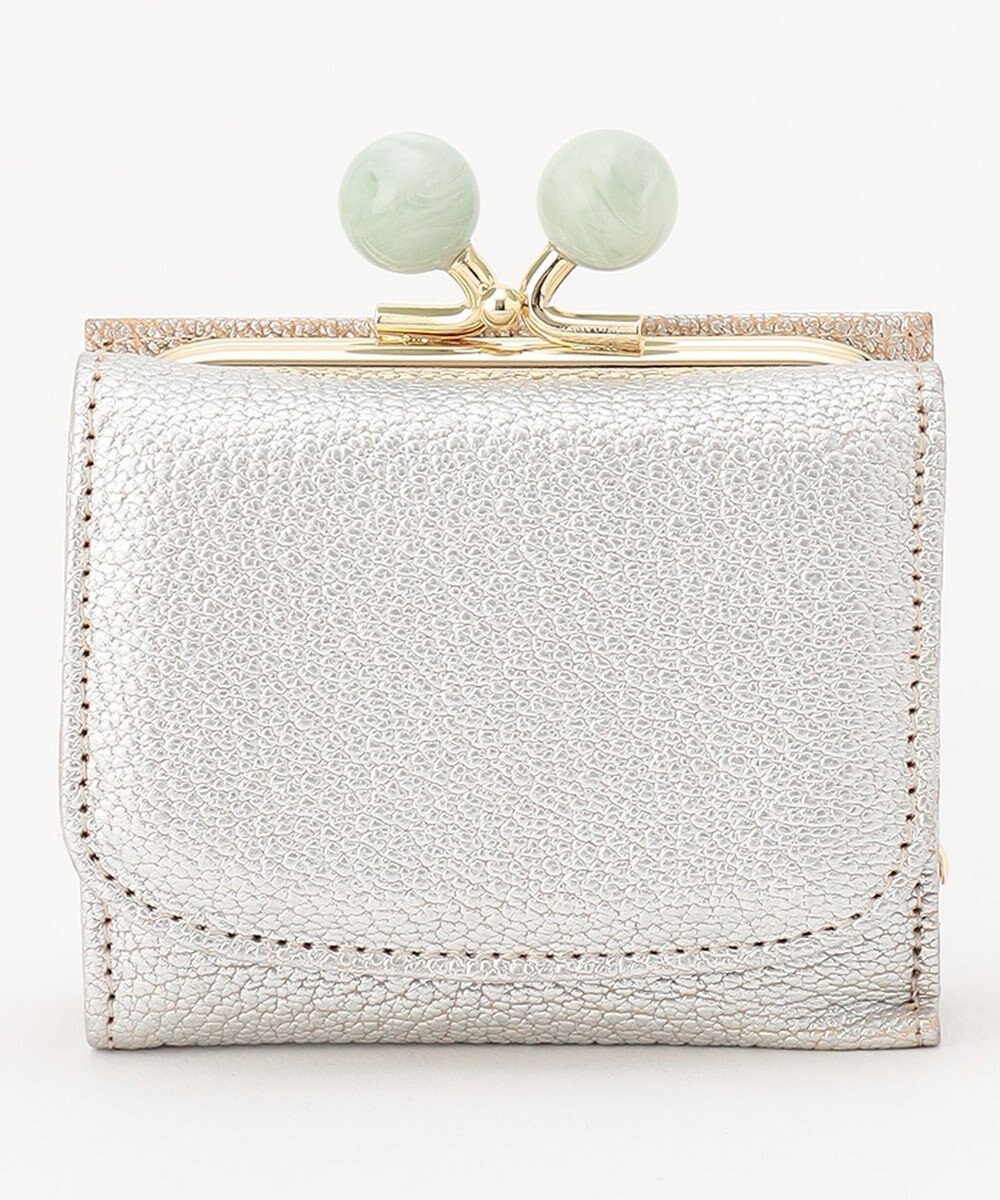 UNBILLION ペルケ perche / アクリル玉三つ折りミニサイフ 