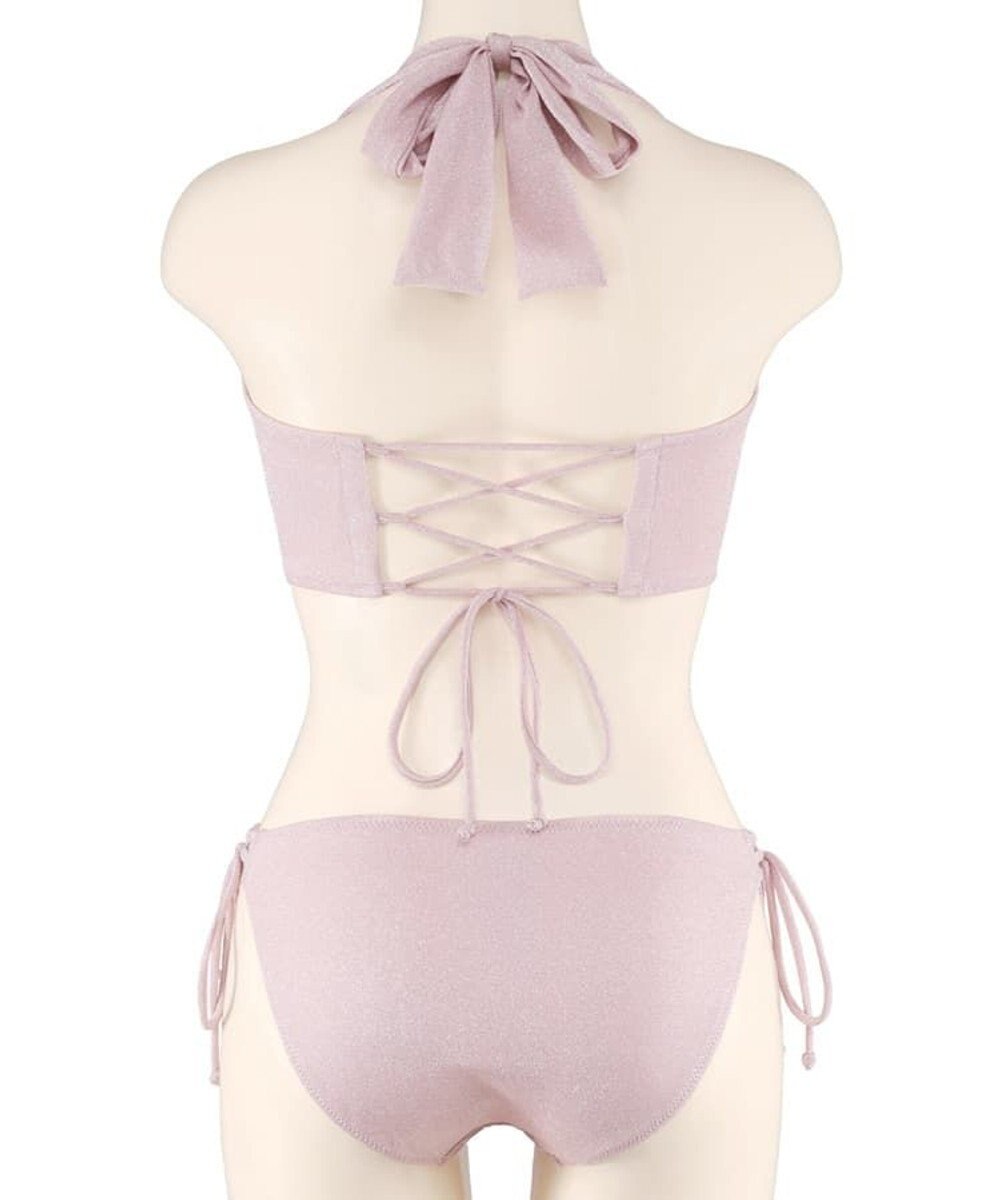 San-ai Resort（三愛水着楽園） 軽い着け心地でしっかり盛れる【楽盛り水着】　ラメギャザーワイヤー水着　9M　【San-ai Resort（サンアイリゾート）】 