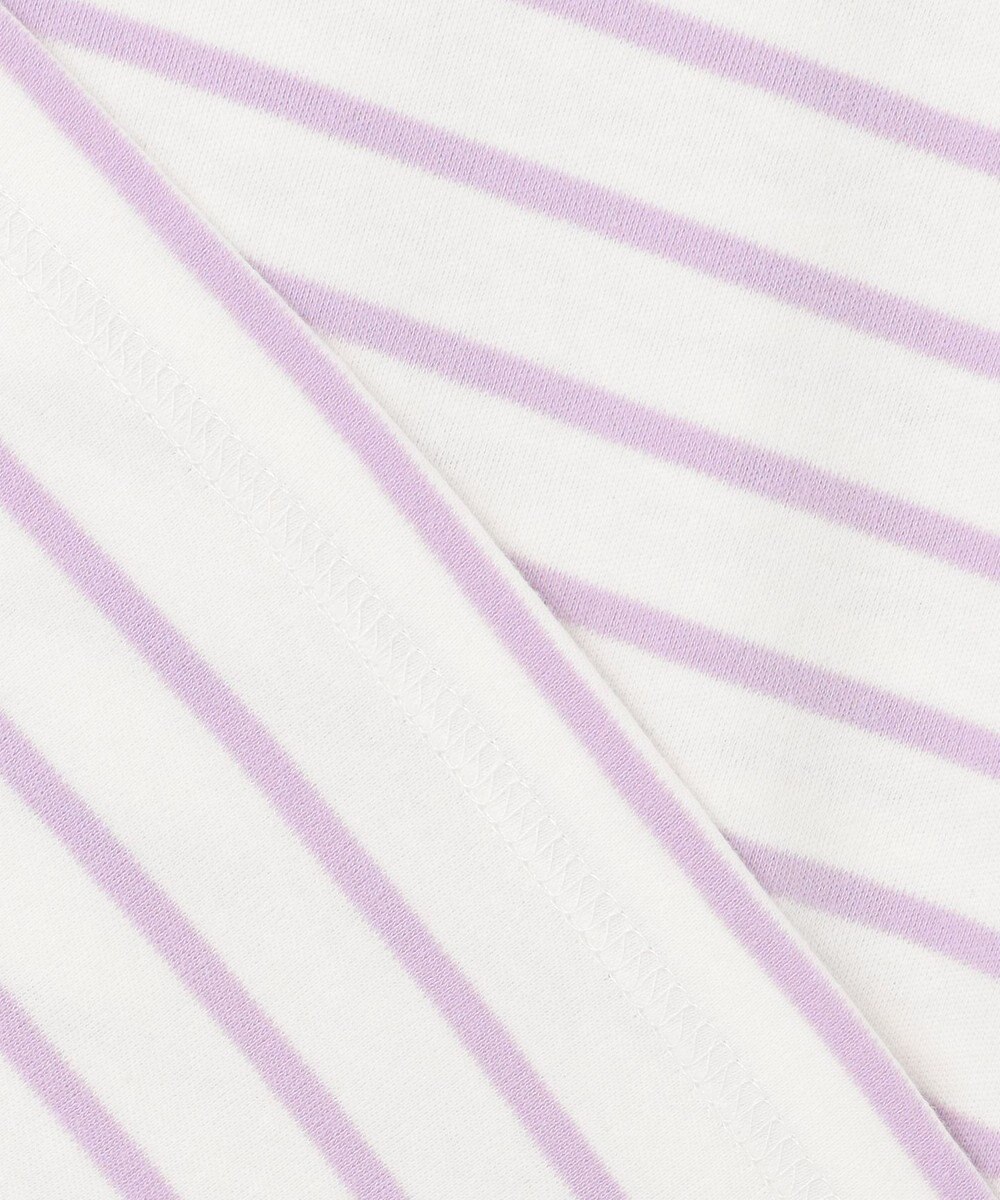 ANY KIDS リボン×ボーダー長袖Tシャツ 