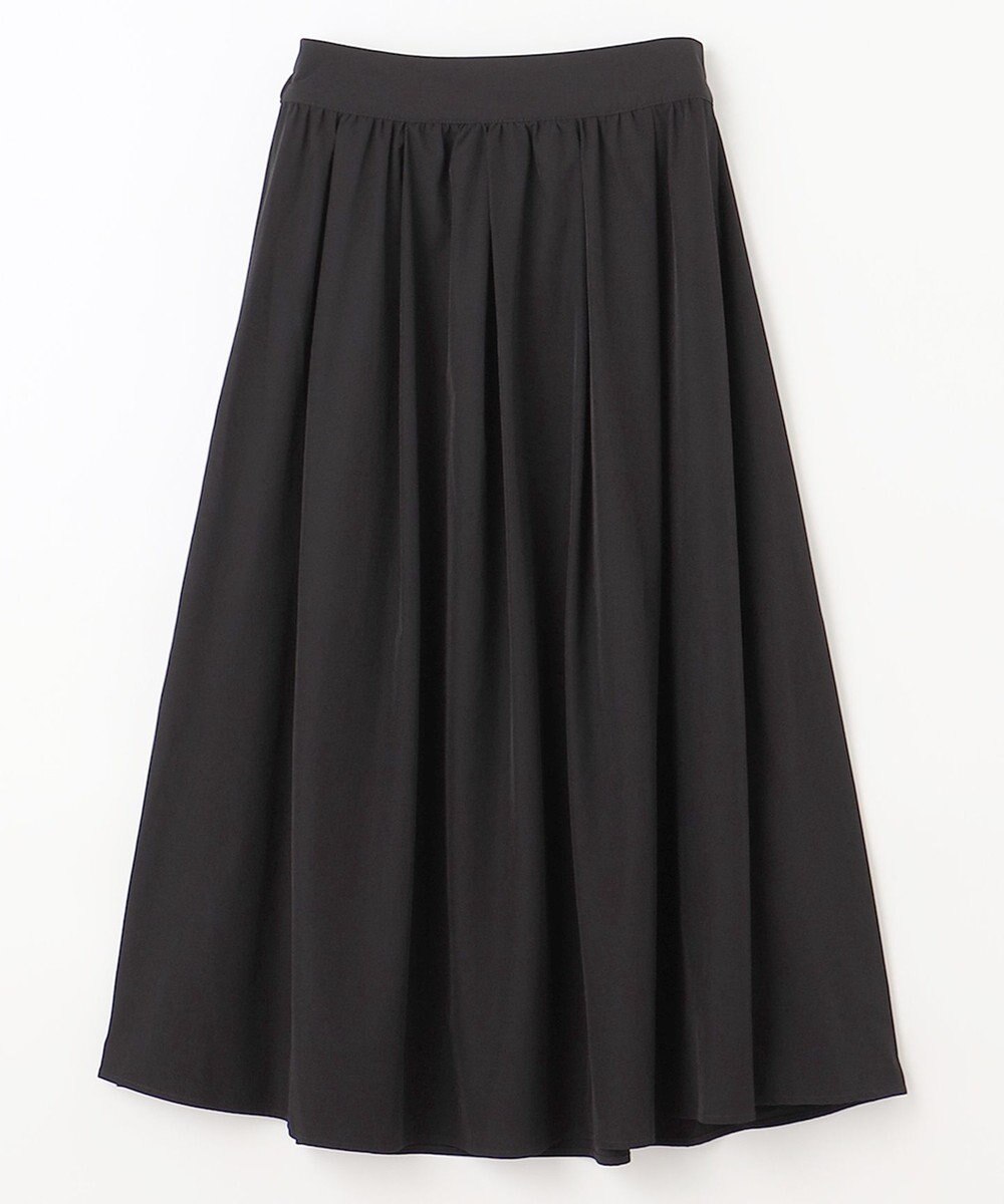 ANY 【ウエストゴム】タフタフレアスカート 