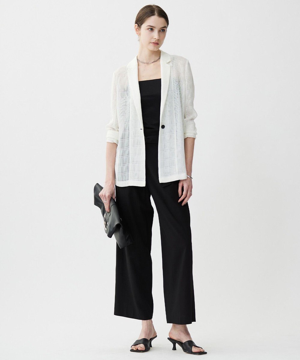 ICB L 【接触冷感・UVケア・速乾・洗える】カップ付きサテンキャミソール 