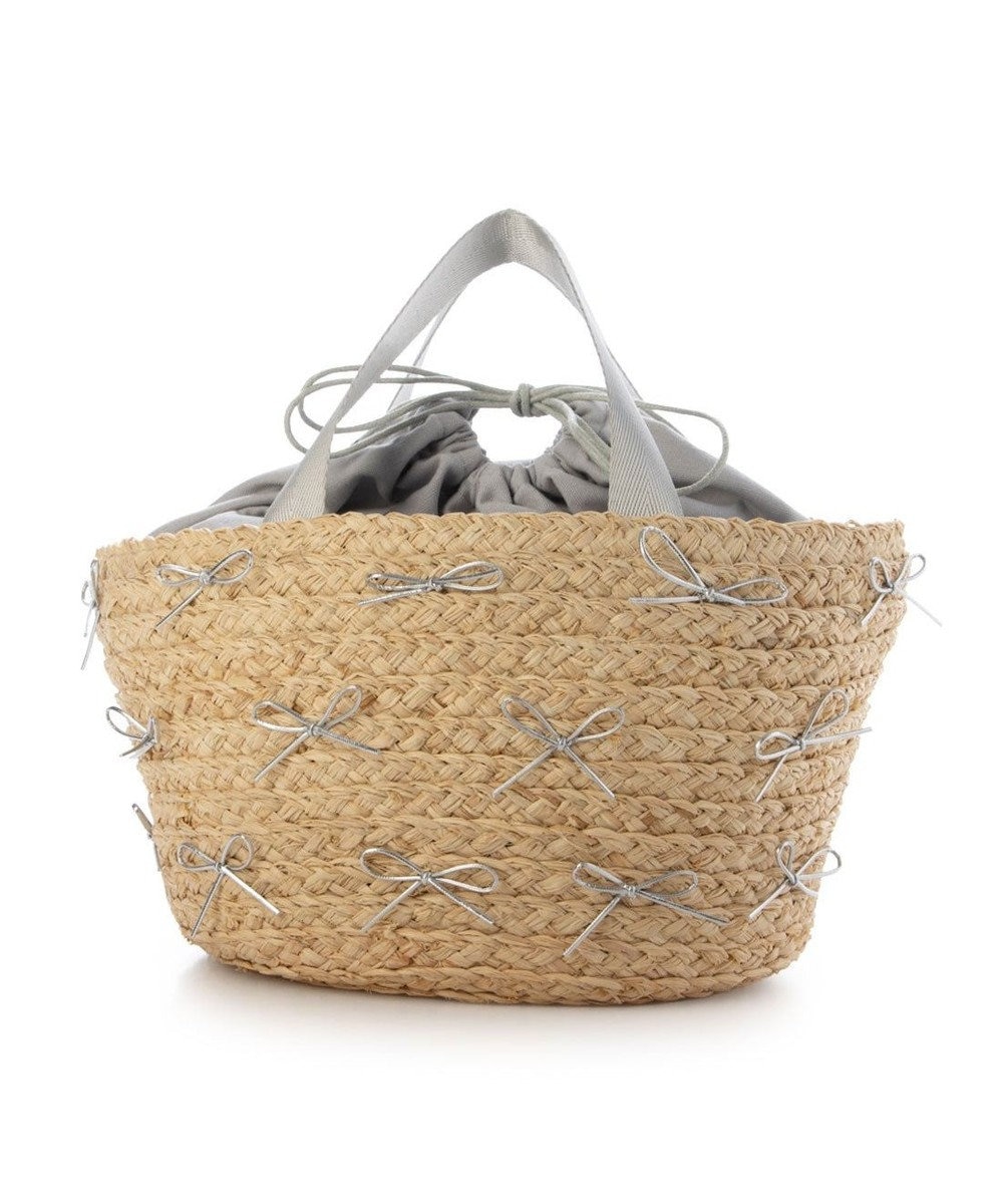 UNBILLION カカトゥ kakatoo / ラフィアブレードリボンバッグ カゴバッグ 