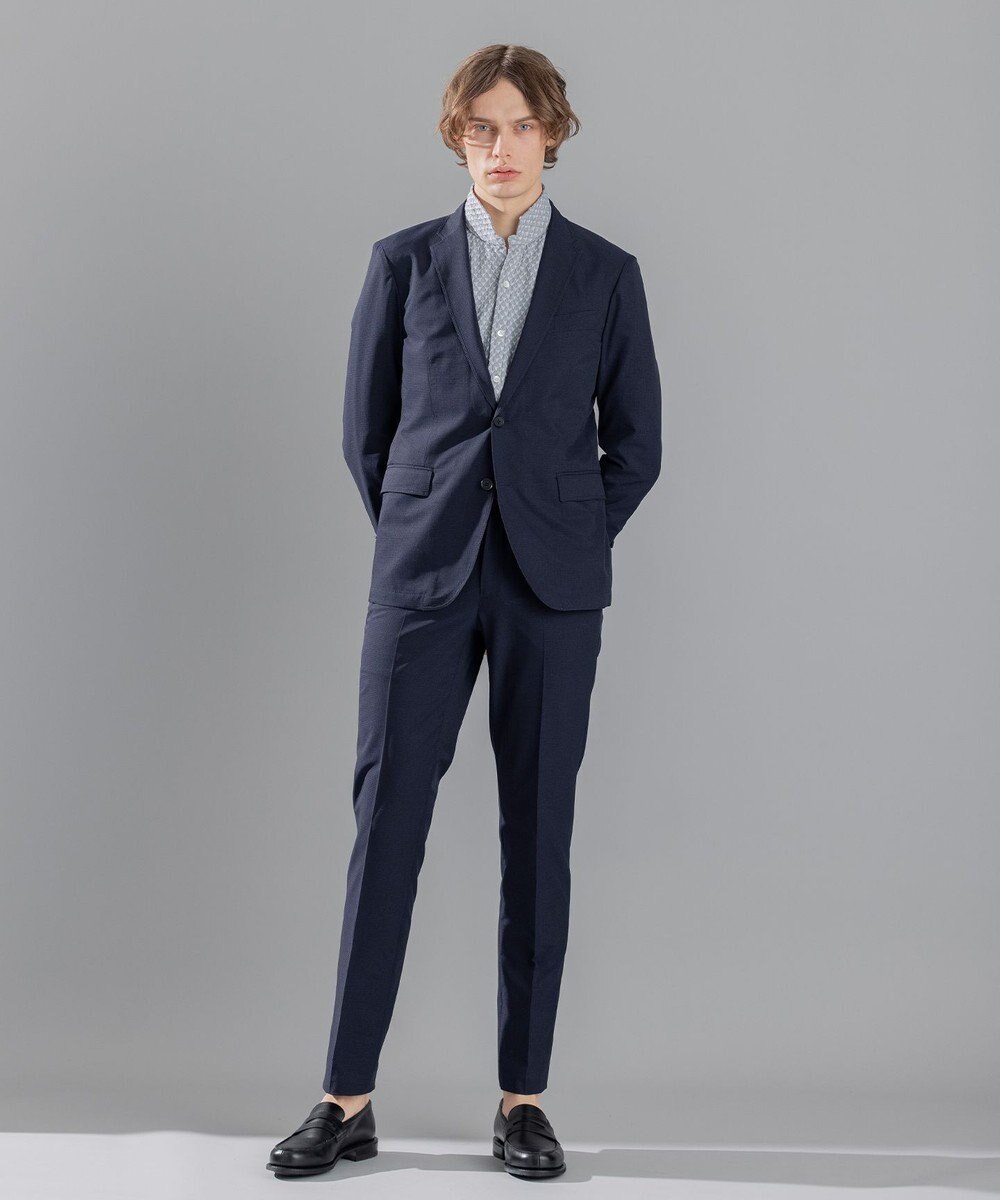 JOSEPH HOMME トライジャガードストレッチ　ウィングカラーシャツ 