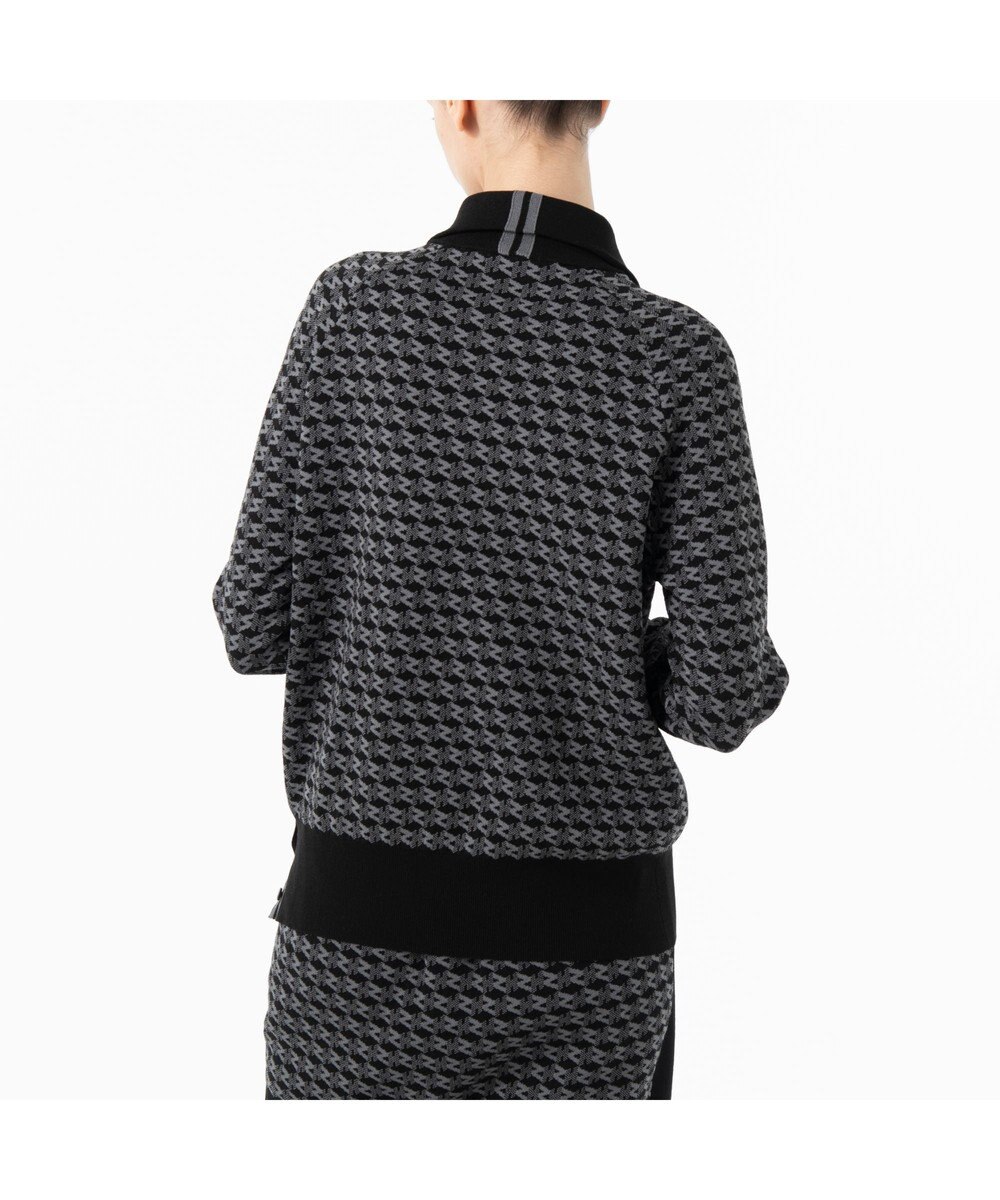 ZERO HALLIBURTON 【セットアップ可能】 モノグラム柄 ハーフジップニット ZHG-W5A4b 85137 