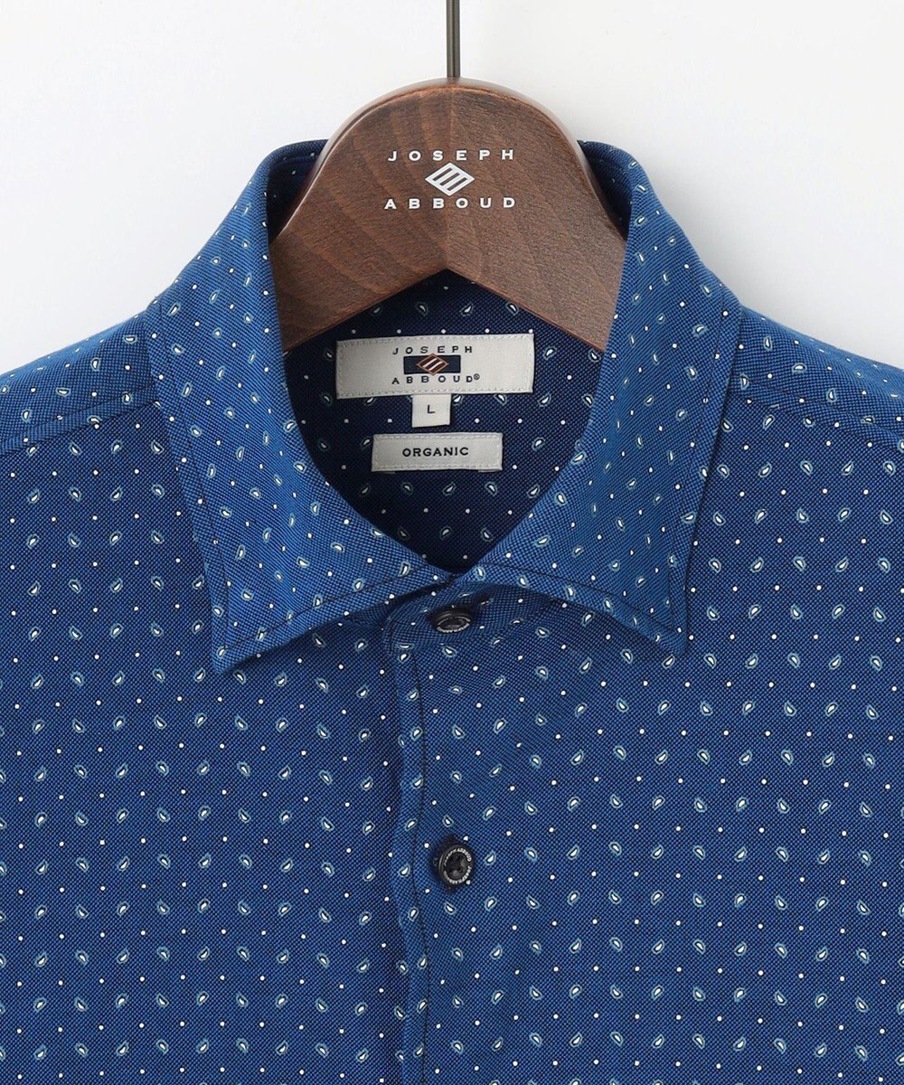 JOSEPH ABBOUD 【オーガニックコットン使用・自然なストレッチ性】JOE COTTON ストレッチオックスペイズリー シャツ 
