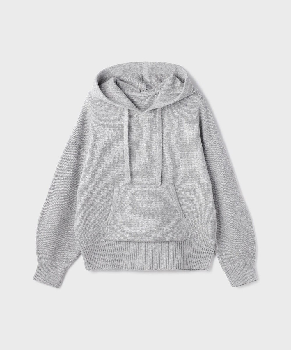 GRACE CONTINENTAL ガーターニットパーカー 