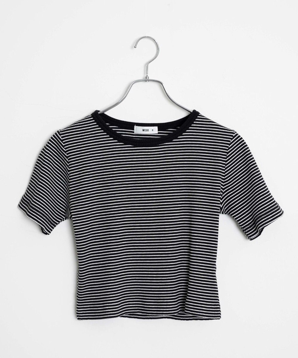 WEGO 【洗える/SML】コンパクトリブT 