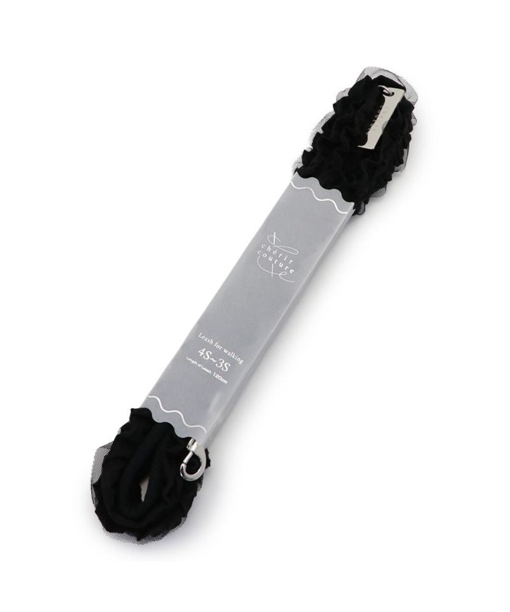 PET PARADISE cherircouture フリフリリード 《ブラック》ＳＳ～Ｓ  小型犬 