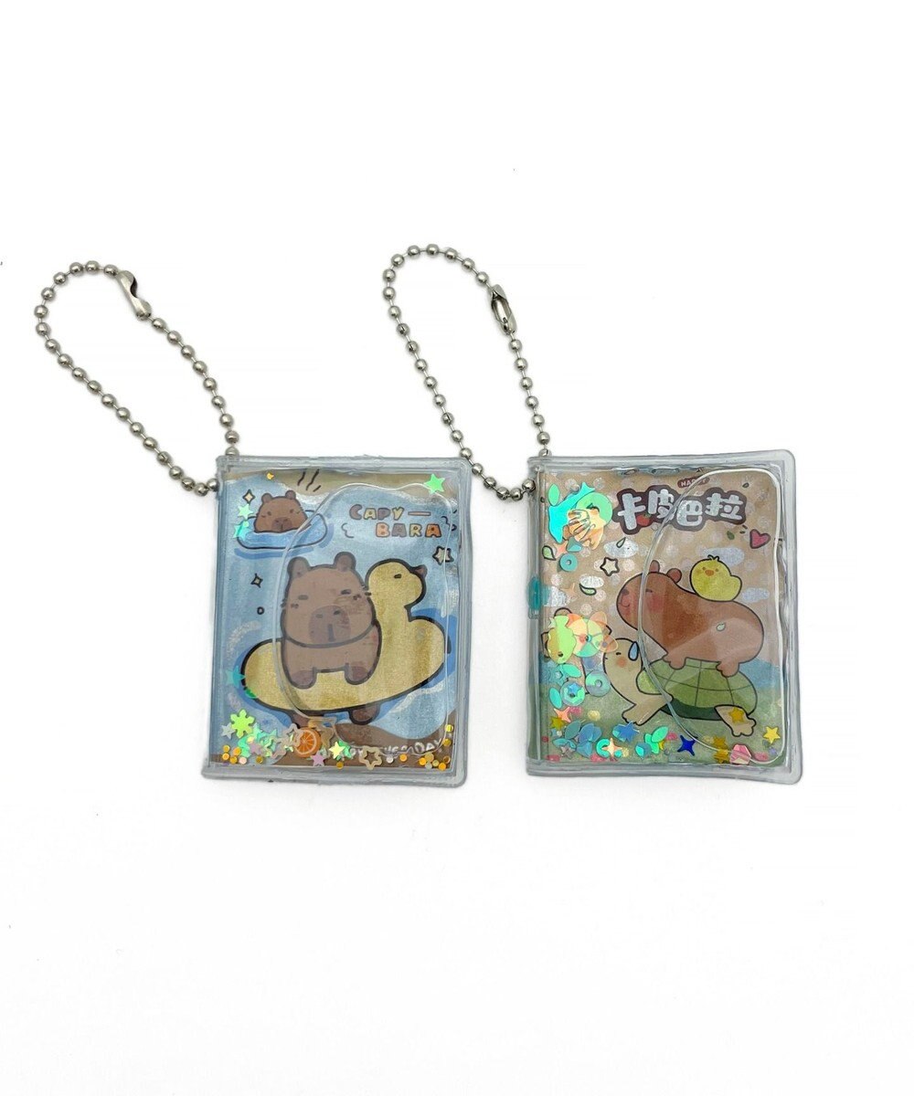 WEGO ボールチェーン付きカピバラステッカーメモ 