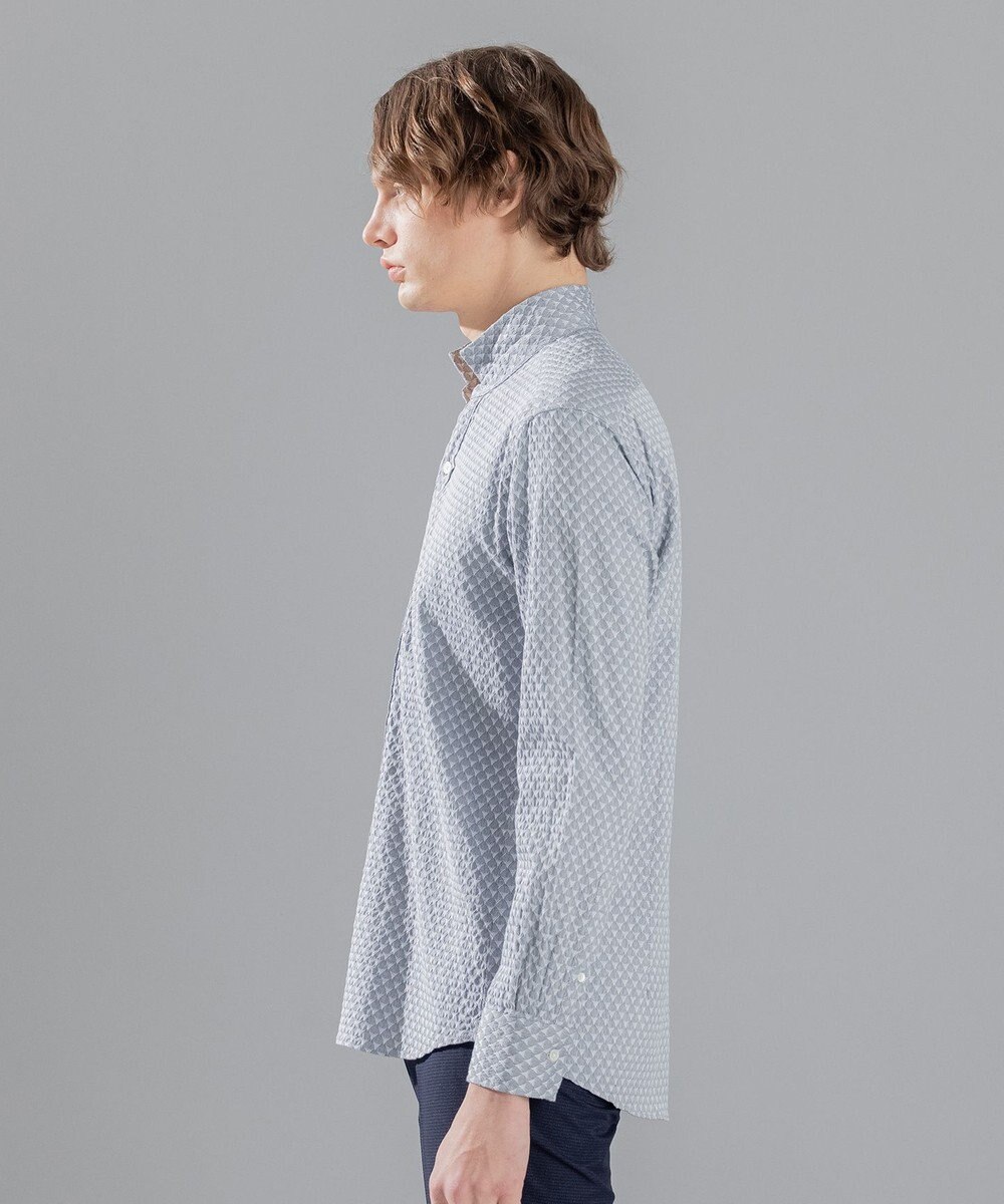 JOSEPH HOMME トライジャガードストレッチ　ウィングカラーシャツ 