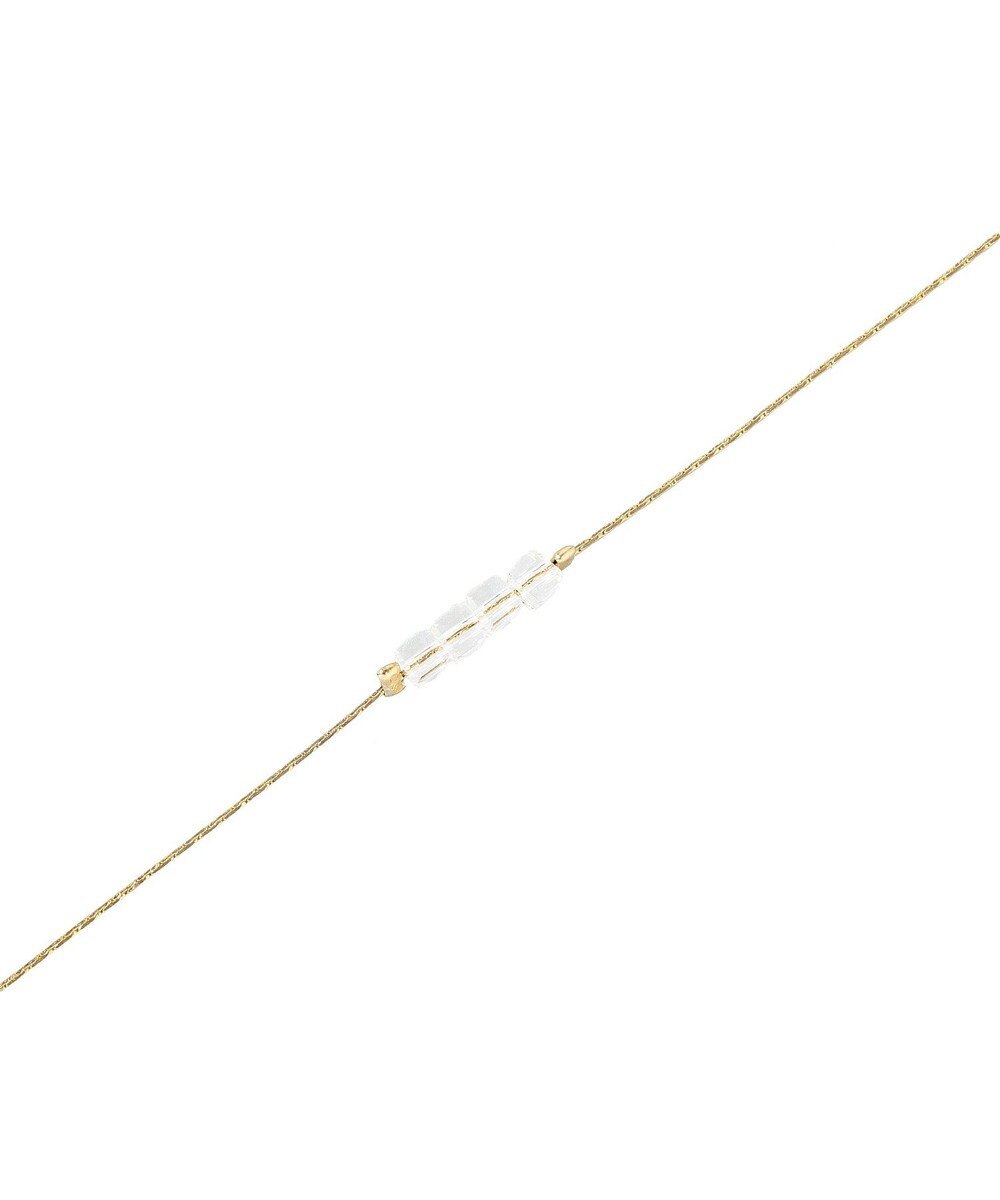 YECCA VECCA ガラスMIXロングネックレス 