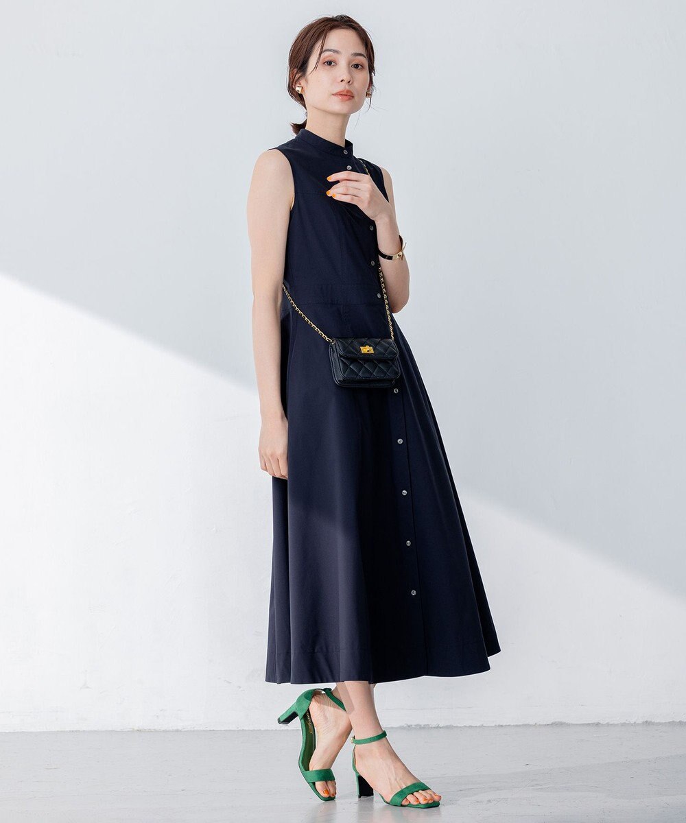 組曲 【速乾・撥水】ハイカウントタフタ ワンピース 