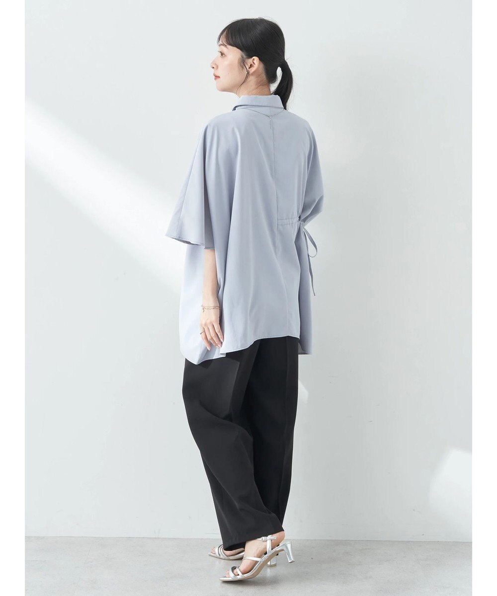 earth music&ecology アシメギャザーシャツ 