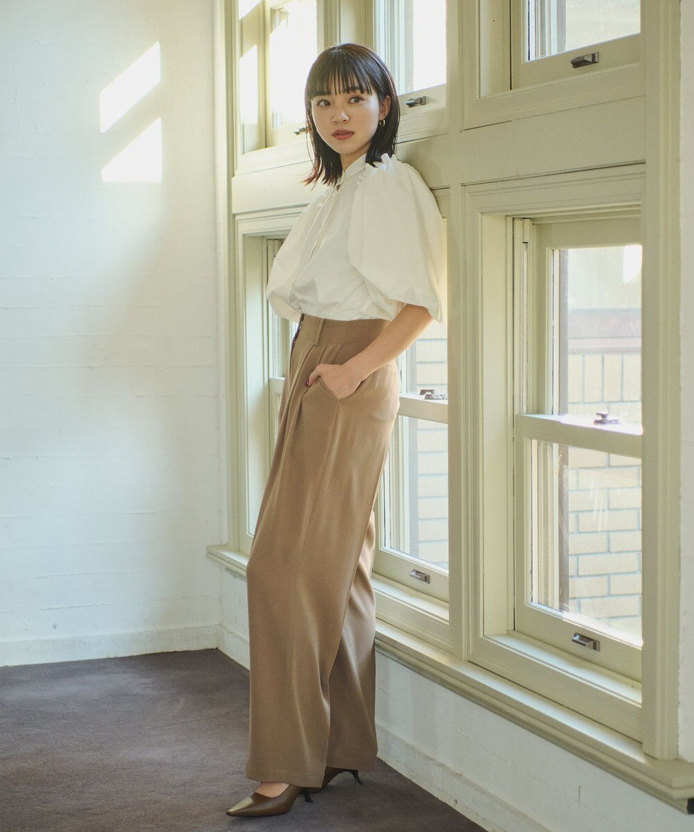 #Newans 【ANSWER for フォトジェニックスタイル】バルーンスリーブブラウス 