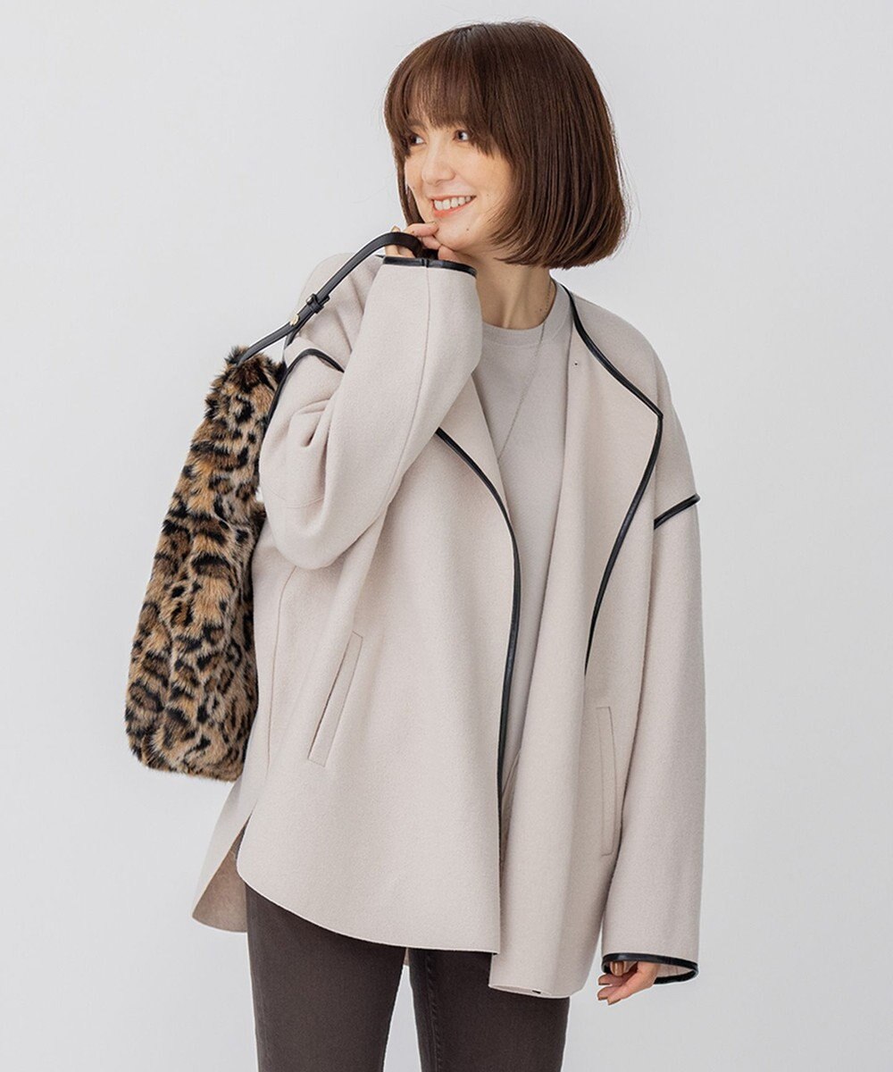 23区 【CLASSY.1月号掲載】レオパード ファー バッグ 