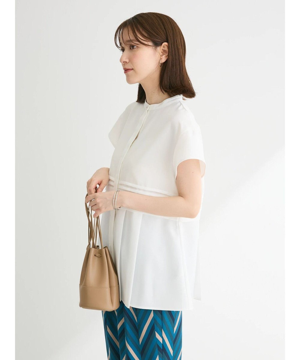 Green Parks プリーツヘムタックチュニック 