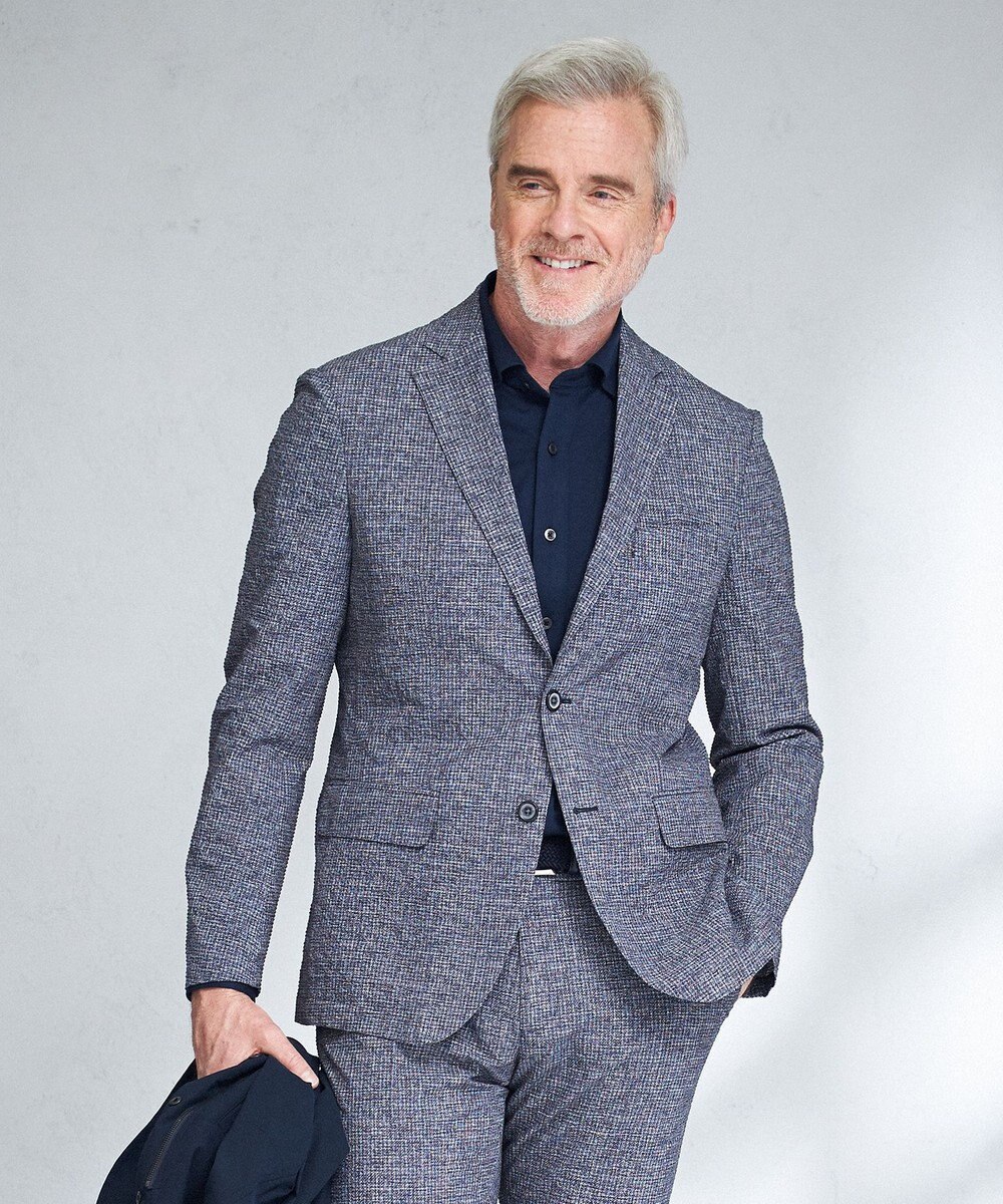 JOSEPH ABBOUD 【イージーケア・多機能】人気 ライトウェーブ ジャケット 