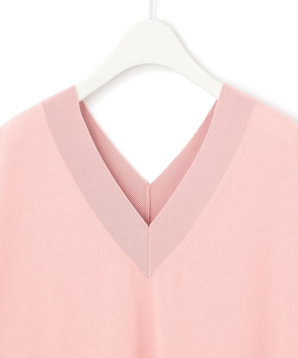 ICB 【洗える】 ガスコットンハイゲージ Vネックニット 