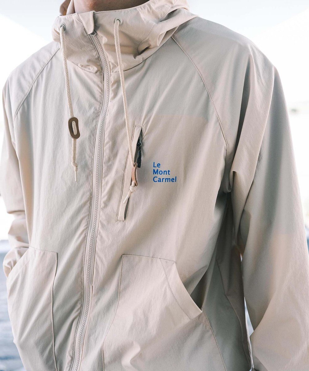 SHARE PARK MENS 【撥水・UVカット・ストレッチ・軽量 】パッカブルマウンテンパーカー（Lサイズ） 